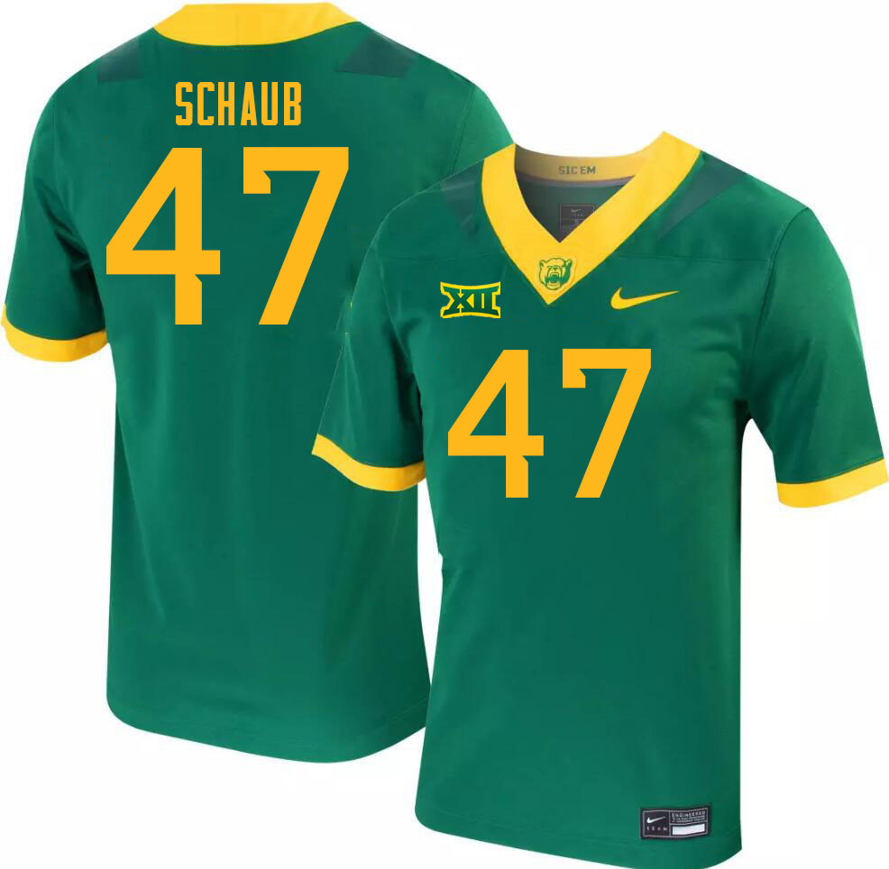 Men-Youth #47 Dylan Schaub Baylor Bears 2023 College Football Jerseys Stitched Sale-Green